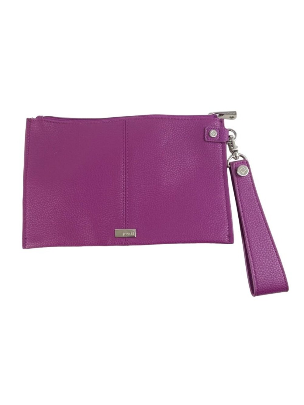 Thirty-One 31 Jewell Wristlet Wallet Fuchsia Pebble Finish